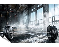 Motiverende Poster - Wanddecoratie Muurkunst - Sportschool Inrichting - XXL Formaat - 130x90 cm - Meerdere kleuren