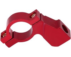 Motorfiets Achteruitkijkspiegel Beugel, 10mm Aluminium Handlebar Mount, Spiegels Bevestigingsadapter (Rood) - Duurzaam, Verstelbaar, Universeel