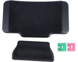 Motorfiets Bagagekoffer Achterkussen - PU-lederen Passagier Rugsteun - 3 cm Dik Ondersteunend Dempkussen voor comfortabele ritten
