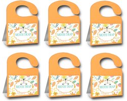 Mottenval – Set van 6 Stuks – Feromoonvallen voor Monitoring – Geurloos – Voor Kledingkasten & Opbergruimtes