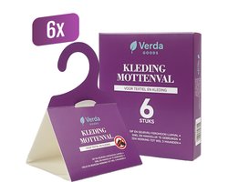Mottenval – Verda Goods Kledingmottenval 6 stuks - Mottenballen Kledingkast - Motten - Mottenvallen - Feromoonval - Kledingmotten - Kleding Mottenval - Mottenvanger - Mottenpapier