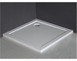 Mould SMC douchebak 90 x 90 x 4 cm vierkant wit