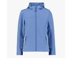 Mountain Peak kinder softshell jas blauw - Maat 122/128