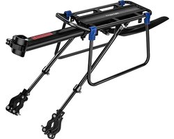 Mountainbike Bagagedrager en spatbord - Fiets Rek Achter met QR - Pro Sport Lights - MTB/ Racefiets Fietszadeldrager