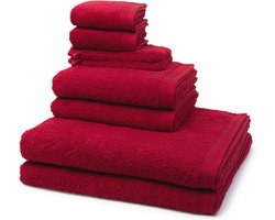 Möve 2 X was- 2 X gast- 2 X douche- 2 X handdoek in een set Superwuschel