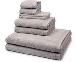Möve 2 X was- 2 X gast- 2 X douche- 2 X handdoek in een set Superwuschel