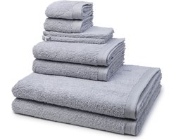 Möve 2 X was- 2 X gast- 2 X douche- 2 X handdoek in een set Superwuschel