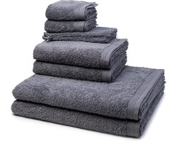 Möve 2 X was- 2 X gast- 2 X douche- 2 X handdoek in een set Superwuschel