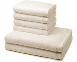 Möve 4 X Handdoek 2 X Douchehanddoek - in een set Superwuschel