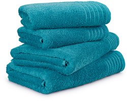 MÖVE Handdoekenset - set van 4 - 100% katoen - zacht, absorberend & huidvriendelijk - badkamer set - gemaakt in Duitsland - New Classic 2x 50x100cm + 2x 67x140cm