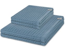 Möve Sonstiges 2 X handdoek 2 X douchehanddoek - in set 4 pack Piquee