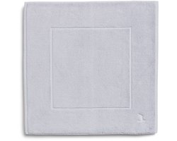 möve Superwuschel badmat 60 x 60 cm van 100% katoen, zilver