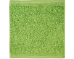 möve Superwuschel zeepdoek 30 x 30 cm van 100% katoen, peridot