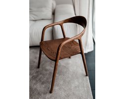 MOWELLI - 2 Stoelen 'NORA' - Walnut