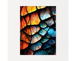 Mozaïek - Wanddecoratie - Muurdecoratie - Poster - 40x60 cm