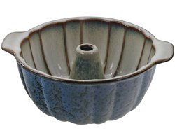 MPLCo - Tulband Bakvorm - Bakvorm - Cakevorm met Middenbuis - Oven, Magnetron & Vaatwasserbestendig - Ø28 x 8.5 cm - Navy Grijs