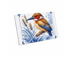 Mr Cadeautjes MDF magnetische fotolijst 28 x 19 - design Elegante zeedier-illustratie met porseleinen rand | cadeau