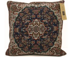 M&R design sierkussen hoes woonkamer 50x50 enkelzijdig Perzisch zijde Persepolis