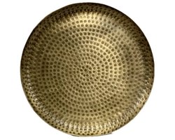 Mrs Bloom rond Dienblad / Tray Ø 40 cm goud met patroon - Gold Antique