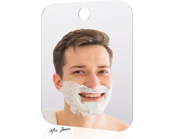 Mrs. Jones Douchespiegel 203 cm x 229 cm voor scheren en wandophanging - onbreekbare kastspiegel voor draagbare reizen en camping - plastic badkamerspiegel .