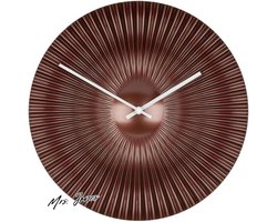 Mrs. Jones elegante moderne wijzerplaat retro glamour radiografische klok koper kunststof 330x50x330mm .