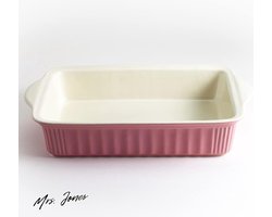 Mrs. Jones Grote ovenschaal voor 4 personen van hoogwaardig keramiek ideaal voor lasagne ovenschotels tiramisu - Bakken - Koken .