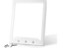 Mrs. Jones Lichttherapie UV-vrij LED Full Spectrum Light SAD Lights Gepersonaliseerde Instellingen Daylight Lights Touch Switch voor Slapeloosheid en Sunlightman .
