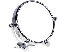 Mrs. Jones Premium Collection Cosmetic Spiegel - 5-voudig - 360° Draaibaar - Staande Spiegel - Make-up Spiegel - Badkamerspiegel .
