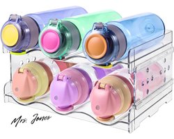 Mrs. Jones Premium Collection Flessenhouder - Stapelbaar - Opbergkast - Wijn - 2-pack - 3 containers per rek .