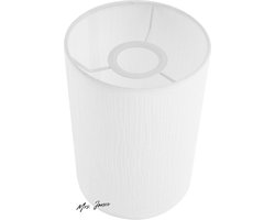 Mrs. Jones Stof Linnen Trommel-Lampenkap E27/E14 Klok Om Op Lamp Cover Tafellampafdekking Natuurlijke Lamp Houder Vervanging Voor Tafellamp .