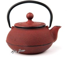 Mrs. Jones Theepot Gietijzeren Rood 030 Liter Vier NA034 .