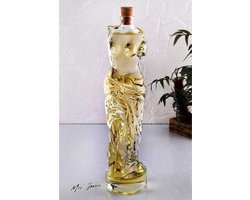 Mrs. Jones Venus likeur karaf met kurk stop vrouw vormige whisky - wijn karaf duurzaam dik Turks glas 27oz 800 ml - glazen flessen van hoge kwaliteit .