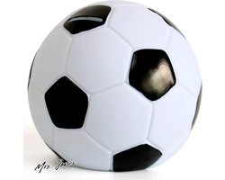 Mrs. Jones Voetbalspaarpot voor kinderen - basketbalspaarpot creatief spaarvarken voor meisjes en jongens van veilig geëmailleerd materiaal goed voor decoratie-cadeau-speelgoed (voetbal) .