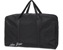 Mrs. Jones Waterdichte grote transporttas 180 liter Oxford-opbergdoos organizer voor reizen verhuizing-opbergkast super scheurvast robuust zwart 100 x 55 x 33 cm .