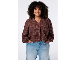 MS Mode Blouse Blouse met polka dot