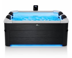 MSpa Oslo Frame Plus Jacuzzi 6 Personen - Luxe Buiten Spa met WiFi - LED Verlichting - 140 Airjets & 8 Hydrojets