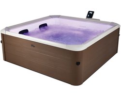 Mspa Passion Spas Beryl Spa - 6-Persoons Jacuzzi en Bubbelbad - Whirlpool voor Tuin en Terras - Massage, Plug and Play