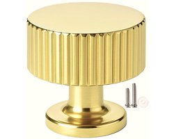 MSQDESIGN - Kastknop Goud (Metaal) - Kastknoppen Goud - Deurknopjes Goud voor kast - Deurknop Goud - Deurknopjes Goud - Handgreep Goud - Meubelknop Goud - Meubelknoppen Goud - Deurknopjes Goud - Deurknoppen Goud - Ladeknoppen voor deurtjes