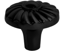 MSQDESIGN Kastknop zwart (Metaal) - Kastknoppen zwart - Deurknopjes zwart voor kast - Deurknopjes zwart - Meubelknop zwart - Meubelknoppen zwart - kast knop zwart - Deurknoppen zwart - Ladeknoppen voor deurtjes -incl schroeven