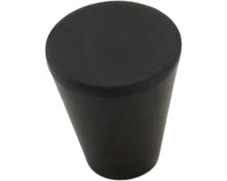 MSQDESIGN Kastknop zwart (Metaal) - Kastknoppen zwart - Deurknopjes zwart voor kast - Deurknopjes zwart - Meubelknop zwart - Meubelknoppen zwart - kast knop zwart - Deurknoppen zwart - Ladeknoppen voor deurtjes -incl schroeven