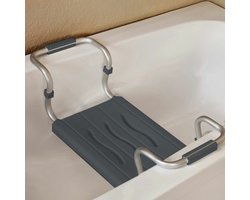 MSV Badkamer Bad zitje - stoel/kruk - Verhoogd zittend douchen - uitschuifbaar 55 tot 65 cm