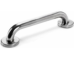 MSV Badkamer/douche wand/muur handgreep - rvs metaal - zilver - 30 cm - Extra stevige houvast beugel