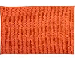MSV Badmat - CHENILLE - Badkamermat - Microvezel - Oranje