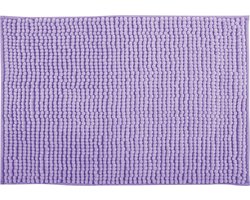 MSV Badmat - CHENILLE - Badkamermat - Microvezel - Paars