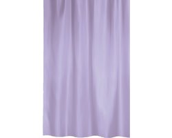 MSV Douchegordijn - lila paars - gerecycled polyester - 180 x 200 cm - wasbaar - Voor bad en douche