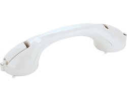MSV Handgreep met Zuignap - 40 cm - Wandbeugel Badkamer - Polypropyleen - Wit