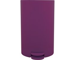 MSV Pedaalemmer - kunststof - paars - 3L - klein model - 15 x 27 cm - Badkamer/toilet