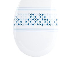 MSV Toiletbril met Soft Close en Easy Clean Systeem – WC-Bril met Deksel van Thermohard Materiaal met Kunststof Scharnieren