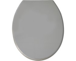 MSV Toiletbril – WC-bril van Polypropyleen met Kunststof Scharnieren – Stabiele WC Brillen met Antislipnoppen