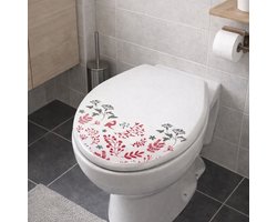 MSV Toiletbril – WC-Bril van Thermo-Dur met Easy Clean Clipsysteem en Kunststof Scharnieren